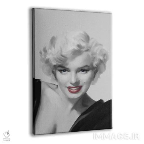 تابلو دکوراتیو نگاه لب های قرمز اثر کریس کنسانی - نمای پرسپکتیو محصول