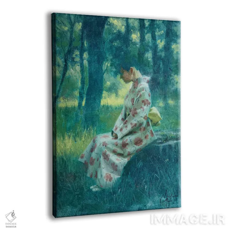 تابلو دکوراتیو آمیختگی اثر کریستوفر کلارک - نمای پرسپکتیو محصول