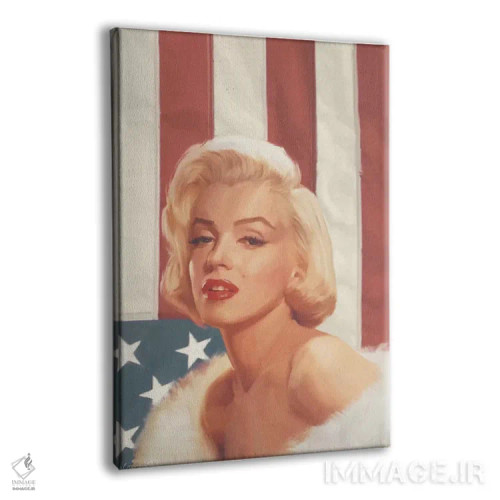 تابلو دکوراتیو مرلین واقعی آبی در پرچم اثر کریس کنسانی - نمای پرسپکتیو محصول