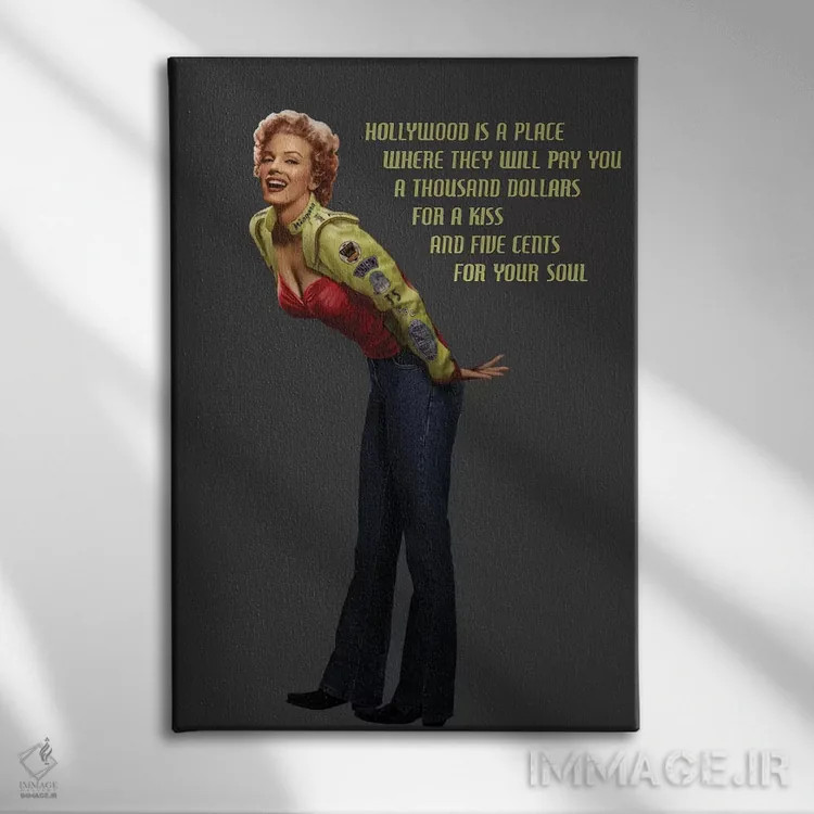 تابلو دکوراتیو مرلین در جاده سرعت ابدی اثر کریس کنسانی - نمای روبهرو روی دیوار