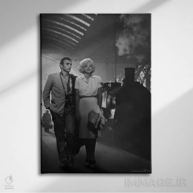 تابلو دکوراتیو خداحافظی اثر کریس کنسانی - نمای روبهرو روی دیوار