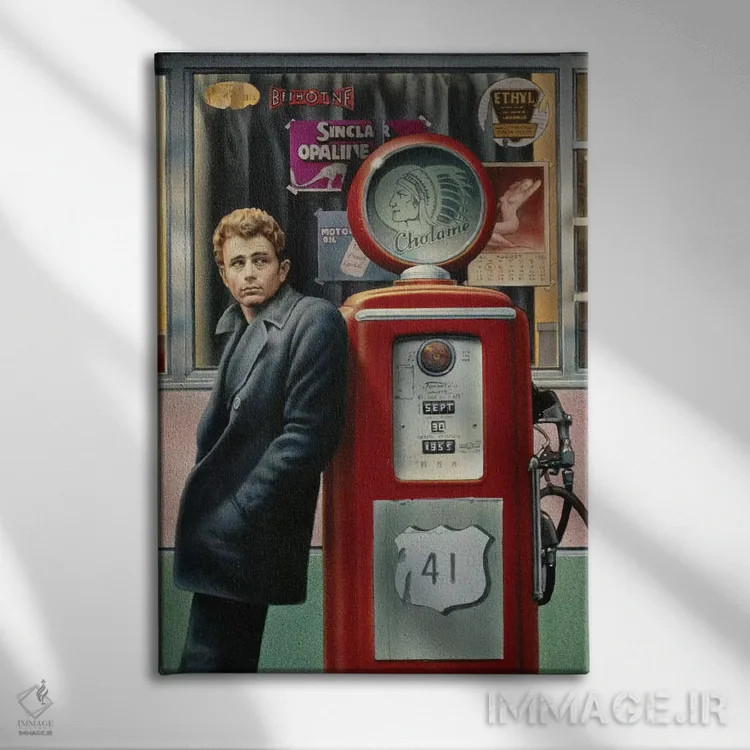 تابلو دکوراتیو جیمز باور اثر کریس کنسانی - نمای روبهرو روی دیوار