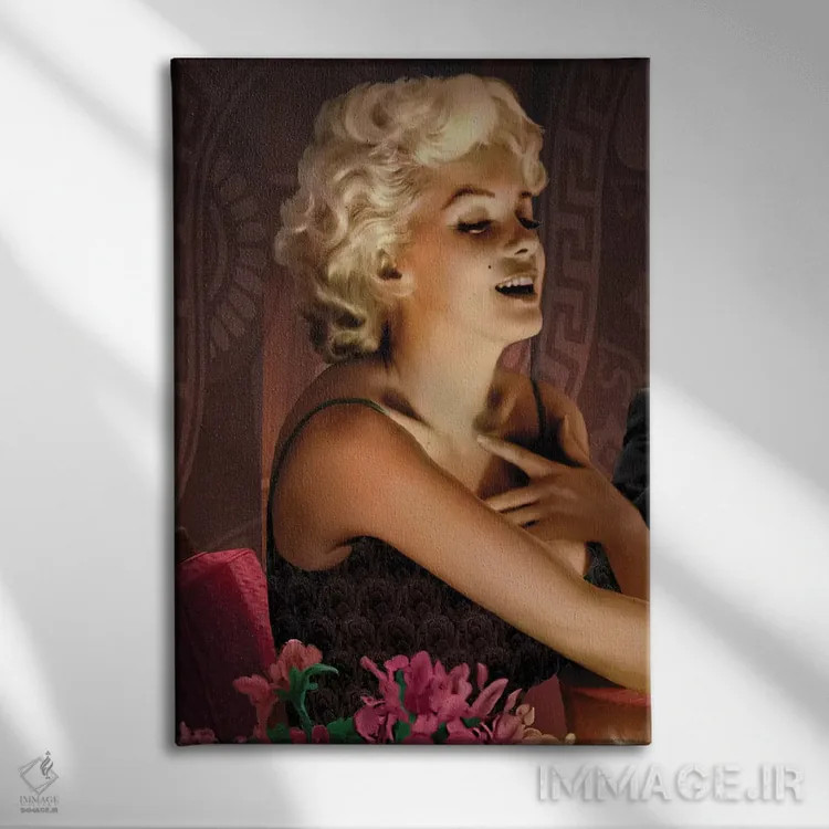 تابلو دکوراتیو لمس مرلین اثر کریس کنسانی - نمای روبهرو روی دیوار