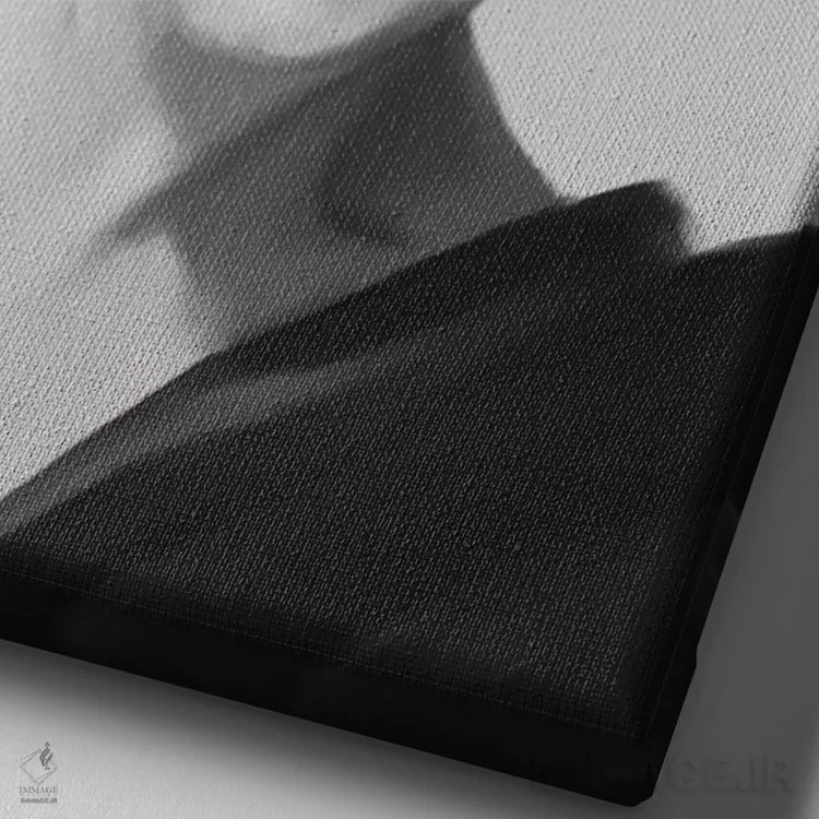 تابلو دکوراتیو نگاه اثر کریس کنسانی - نمای نزدیک بافت بوم