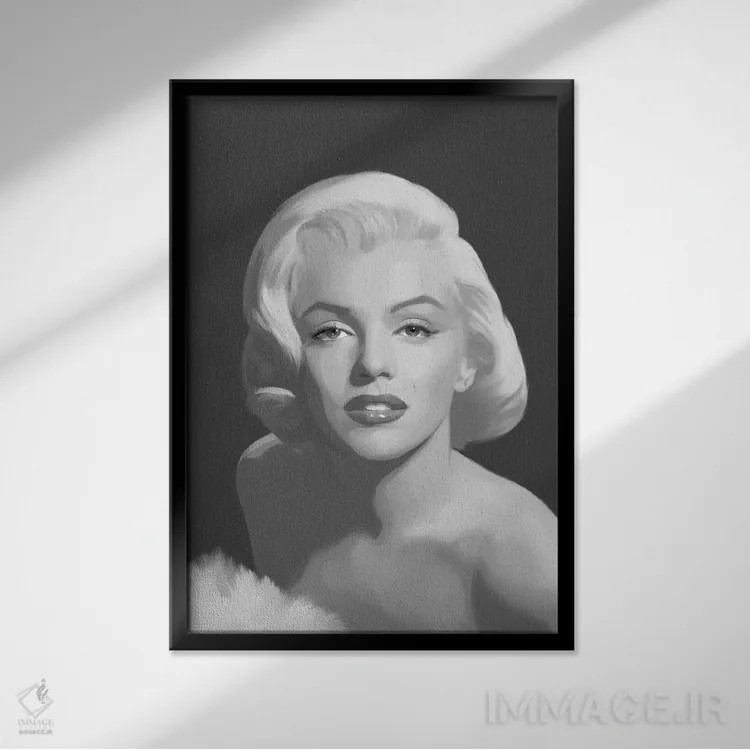 تابلو دکوراتیو زیبایی کلاسیک اثر کریس کنسانی - نمای قابدار مشکی