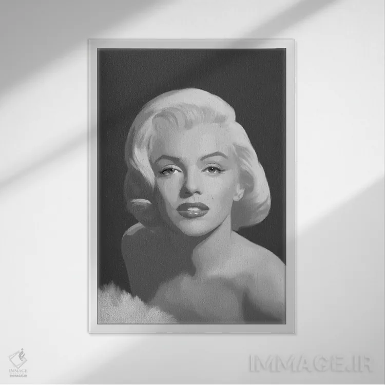 تابلو دکوراتیو زیبایی کلاسیک اثر کریس کنسانی - نمای قابدار سفید