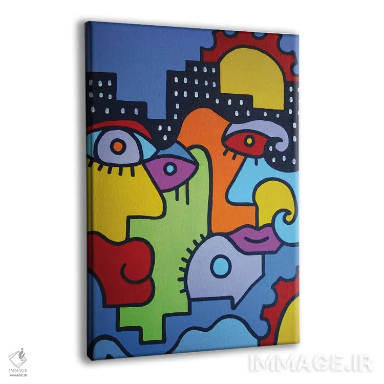 تابلو دکوراتیو تابستان در شهر ۲ اثر بیلی آرتیست - نمای پرسپکتیو محصول