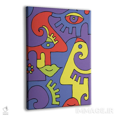 تابلو دکوراتیو فضا اثر بیلی آرتیست - نمای پرسپکتیو محصول