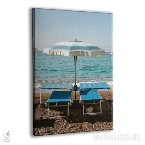 تابلو دکوراتیو ساحل پوزیتانو شماره چهار روی فیلم اثر بثانی یانگ - نمای پرسپکتیو محصول