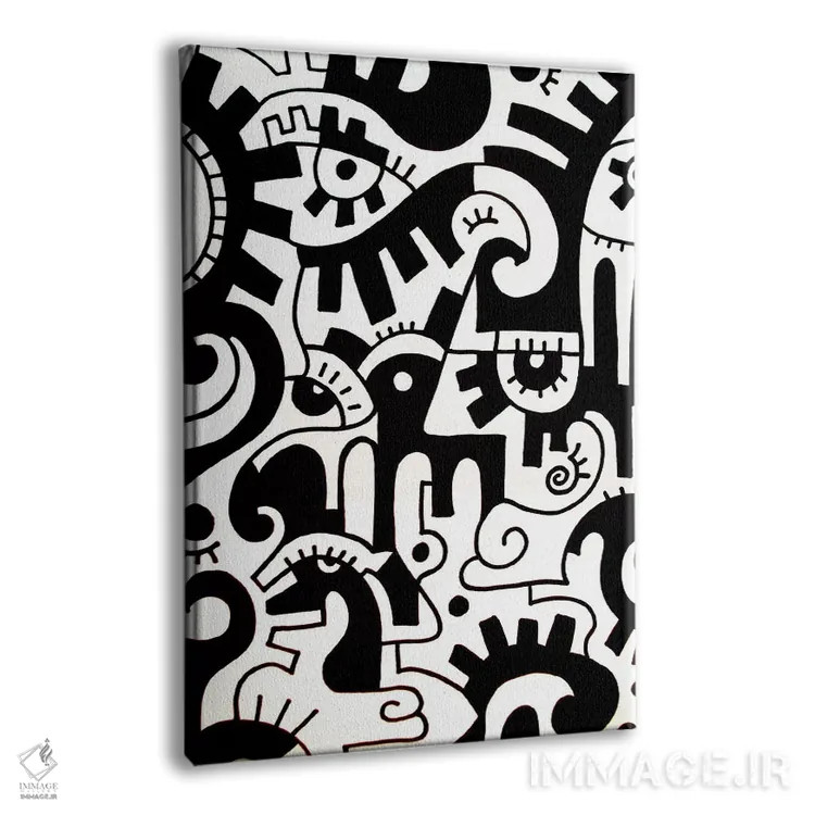 تابلو دکوراتیو تفکر اثر بیلی آرتیست - نمای پرسپکتیو محصول