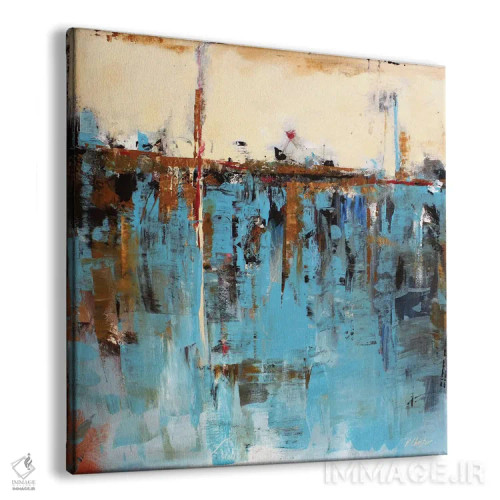 تابلو دکوراتیو یک روز در دریاچه اثر رباورهاا کریستوا - نمای پرسپکتیو محصول