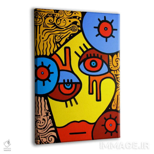 تابلو دکوراتیو روزی اثر بیلی آرتیست - نمای پرسپکتیو محصول