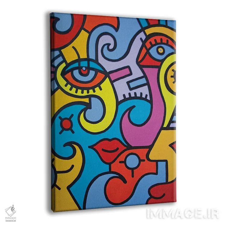 تابلو دکوراتیو شیرینی بصری اثر بیلی آرتیست - نمای پرسپکتیو محصول