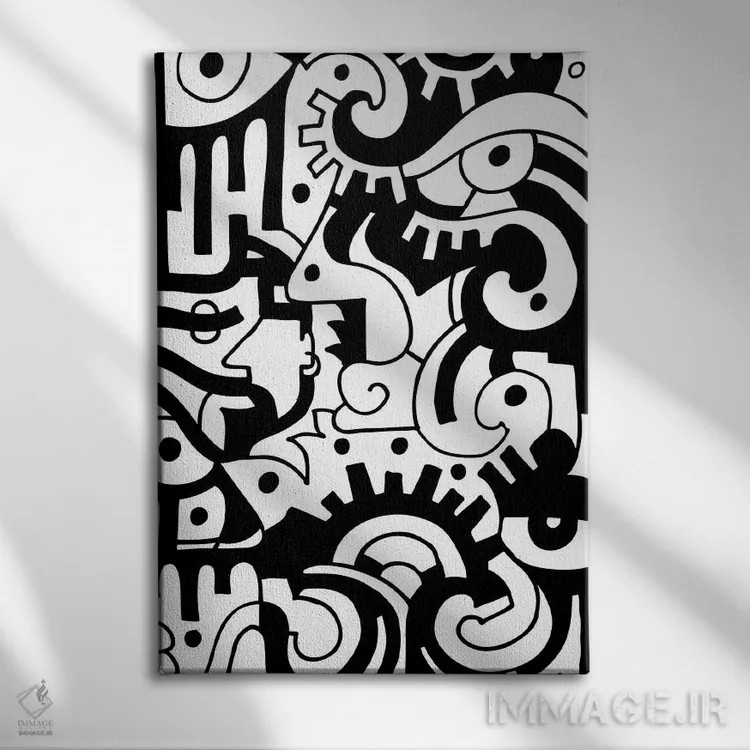 تابلو دکوراتیو چشم تو را می بیند اثر بیلی آرتیست - نمای روبهرو روی دیوار