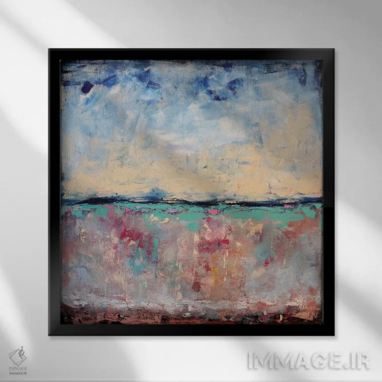 تابلو دکوراتیو در رویا اثر رباورهاا کریستوا - نمای قابدار مشکی