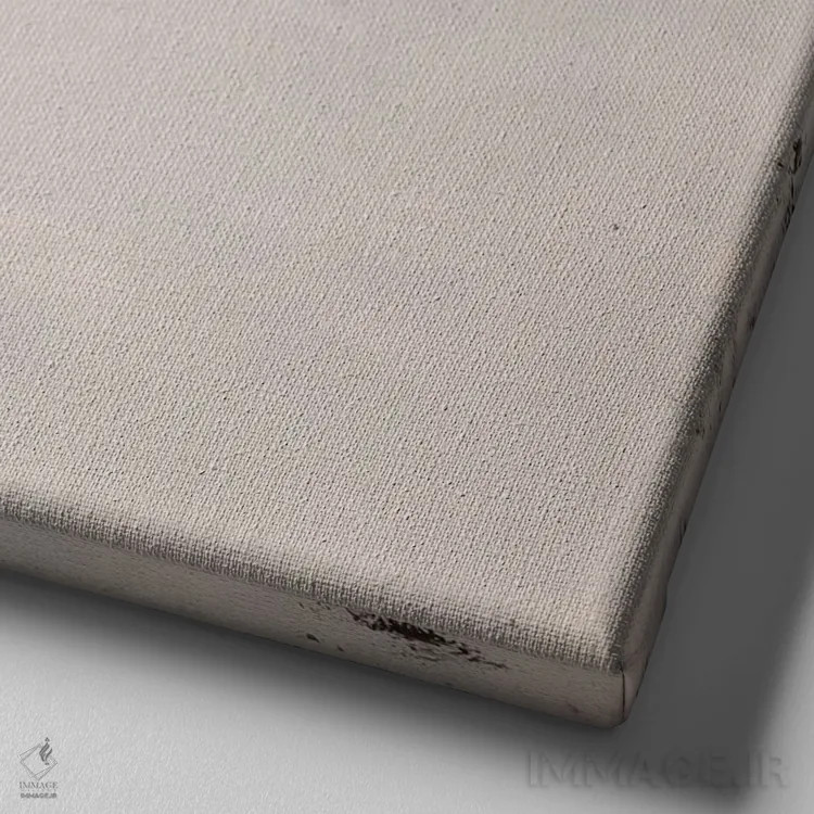 تابلو دکوراتیو ساحل تنها اثر رباورهاا کریستوا - نمای نزدیک بافت بوم