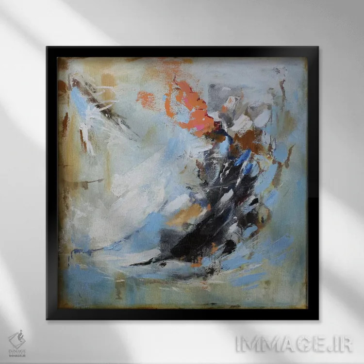 تابلو دکوراتیو شور دو اثر رباورهاا کریستوا - نمای قابدار مشکی