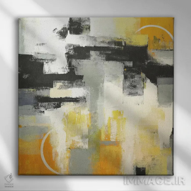 تابلو دکوراتیو شروع تازه دو اثر رباورهاا کریستوا - نمای روبهرو روی دیوار