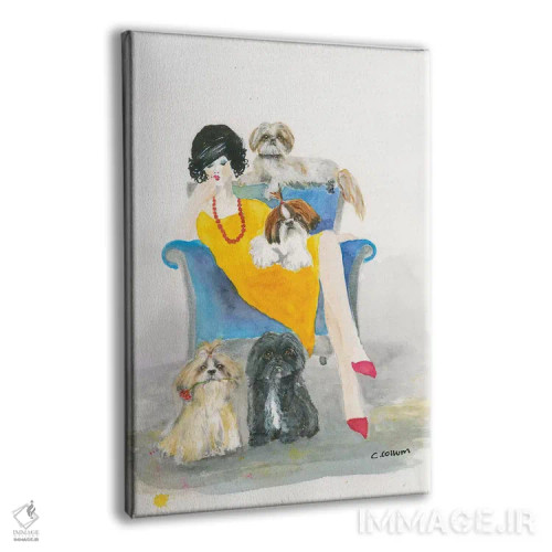 تابلو دکوراتیو یک شیتزو دیگر لازم دارم اثر کانی کالم - نمای پرسپکتیو محصول