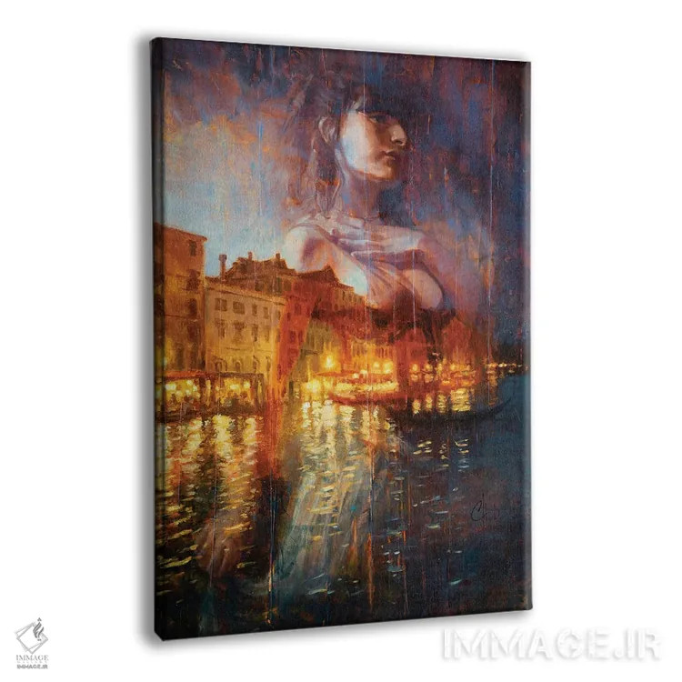 تابلو دکوراتیو رویاپردازی اثر کریستوفر کلارک - نمای پرسپکتیو محصول