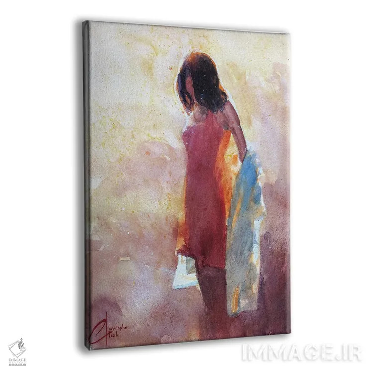تابلو دکوراتیو زیبایی نرم اثر کریستوفر کلارک - نمای پرسپکتیو محصول