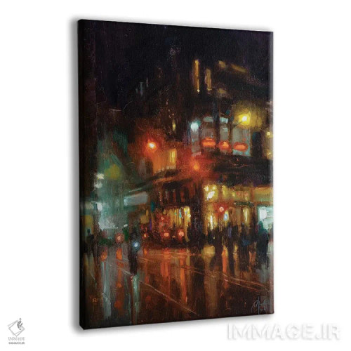 تابلو دکوراتیو نیویورک اثر کریستوفر کلارک - نمای پرسپکتیو محصول