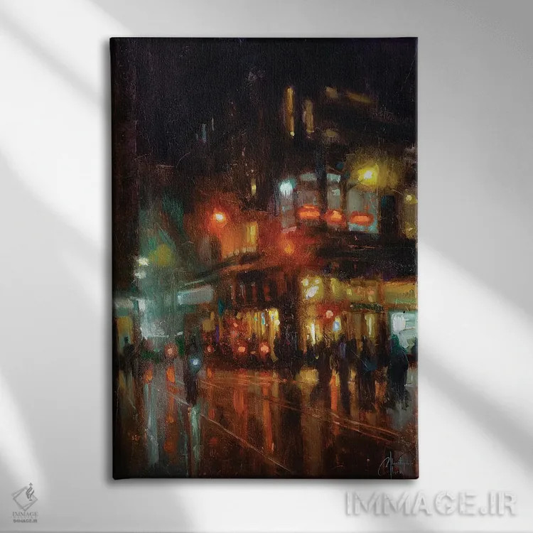 تابلو دکوراتیو نیویورک اثر کریستوفر کلارک - نمای روبهرو روی دیوار