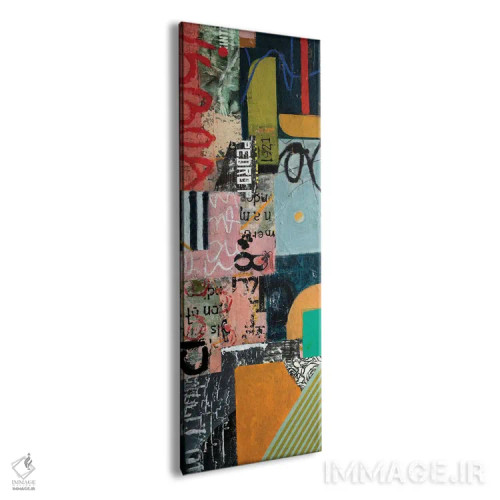 تابلو انتزاعی لیسبون اثر آندریا لوپز - نمای پرسپکتیو محصول