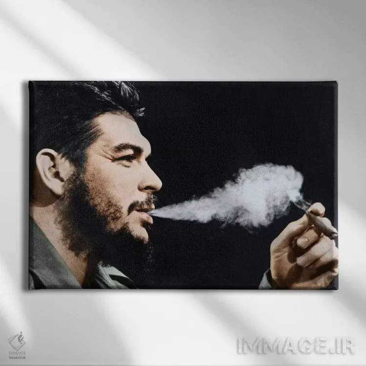 تابلو دکوراتیو ارنستو "چه" گوارا اثر گرنجر - نمای روبهرو روی دیوار