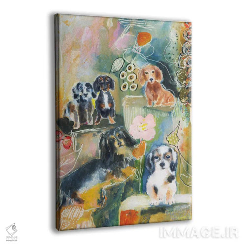 تابلو دکوراتیو باغ داششوند اثر کانی کالم - نمای پرسپکتیو محصول