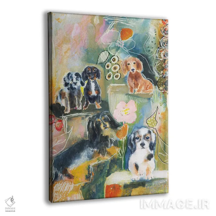 تابلو دکوراتیو باغ داششوند اثر کانی کالم - نمای پرسپکتیو محصول