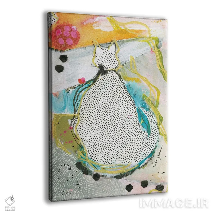 تابلو انتزاعی داتی اثر کانی کالم - نمای پرسپکتیو محصول