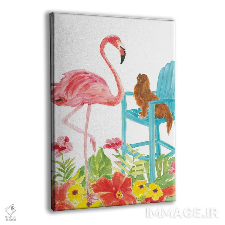 تابلو دکوراتیو فوبی و دلیلا اثر کانی کالم - نمای پرسپکتیو محصول