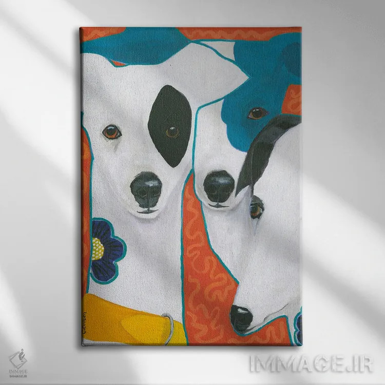 تابلو دکوراتیو بی نهایت وفادار اثر کانی کالم - نمای روبهرو روی دیوار