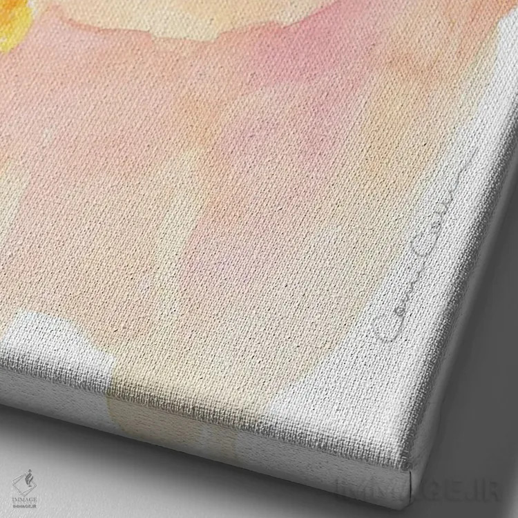 تابلو دکوراتیو تریفل ها اثر کانی کالم - نمای نزدیک بافت بوم