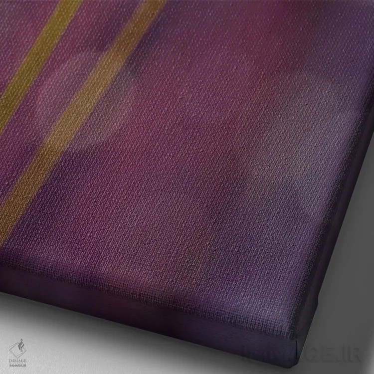 تابلو دکوراتیو گل قاصدک I اثر کلودیا دروسرت - نمای نزدیک بافت بوم