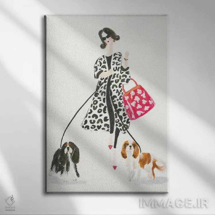 تابلو دکوراتیو پیک نیک در شنبه اثر کانی کالم - نمای روبهرو روی دیوار