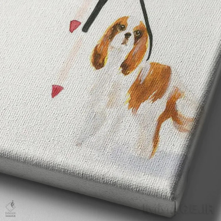 تابلو دکوراتیو پیک نیک در شنبه اثر کانی کالم - نمای نزدیک بافت بوم