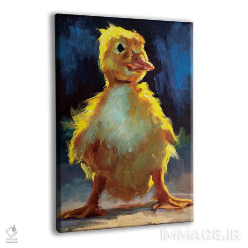 تابلو دکوراتیو جوجه اردک شیک اثر چری کریستنسن - نمای پرسپکتیو محصول