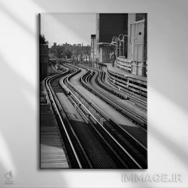 تابلو دکوراتیو شیکاگو اثر جی لاندو - نمای روبهرو روی دیوار