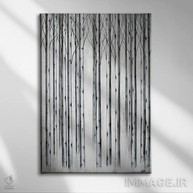 تابلو مینیمال بزرگ تر اثر جی لاندو - نمای روبهرو روی دیوار