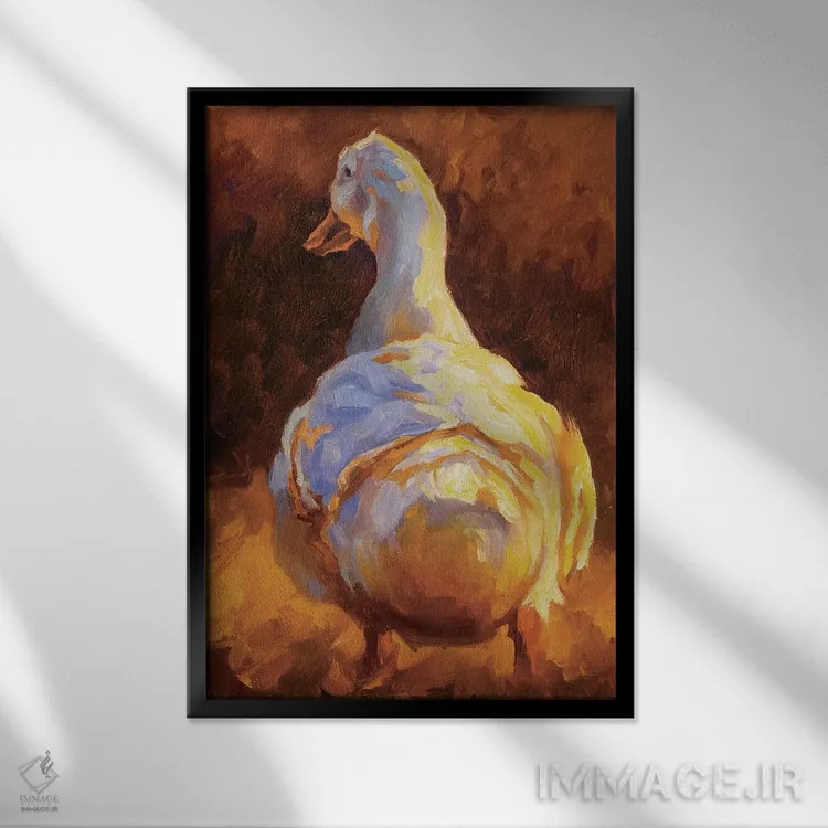 تابلو دکوراتیو جهت جدید اثر چری کریستنسن - نمای قابدار مشکی