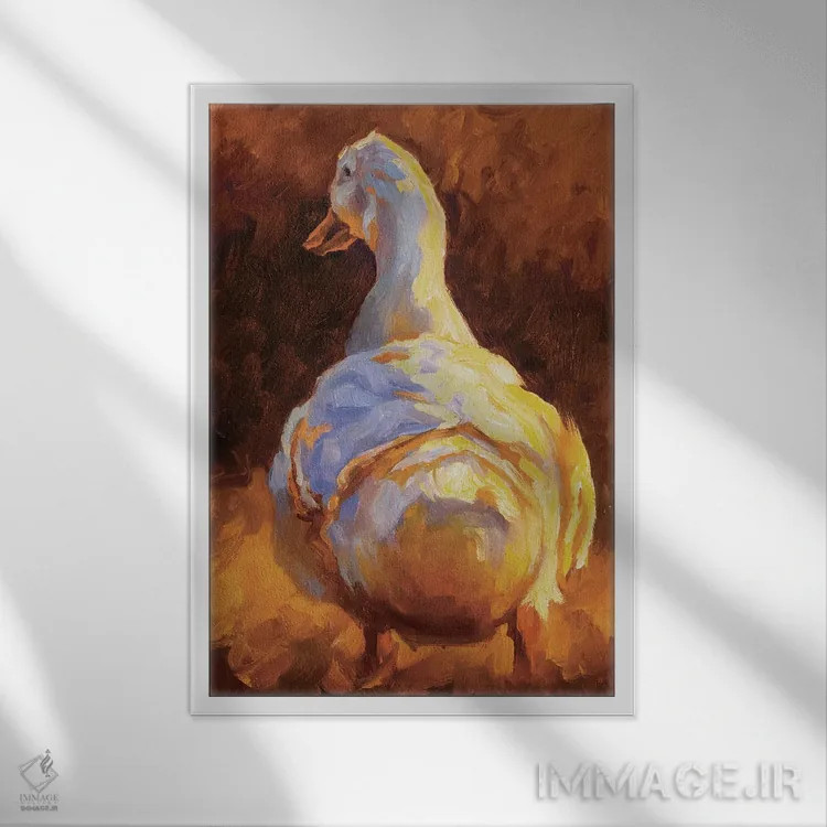 تابلو دکوراتیو جهت جدید اثر چری کریستنسن - نمای قابدار سفید