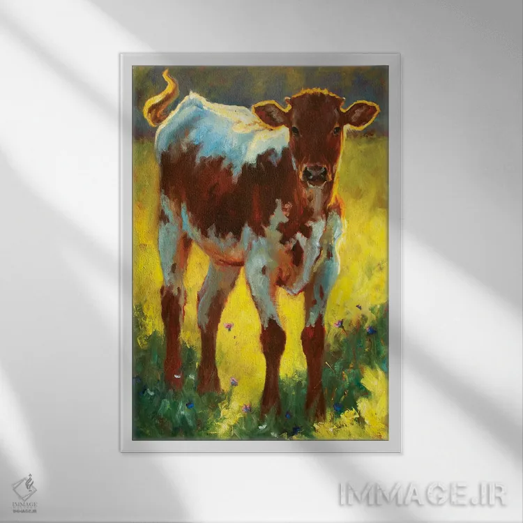 تابلو دکوراتیو نشانه های بهار ۲ اثر چری کریستنسن - نمای قابدار سفید