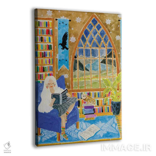 تابلو دکوراتیو لونا لاوگود اثر کارولین چسیا - نمای پرسپکتیو محصول