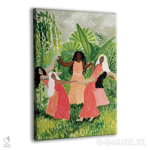 تابلو دکوراتیو حلقه رقص بلتین اثر کارولین چسیا - نمای پرسپکتیو محصول