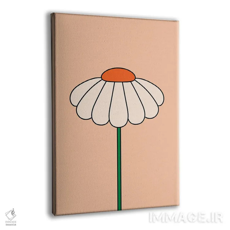 تابلو مدرن شکوفایی آوریل II اثر دیزاینز سرکا ۷۸ - نمای پرسپکتیو محصول