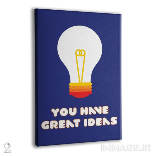 تابلو مدرن ایده های عالی اثر دیزاینز سرکا ۷۸ - نمای پرسپکتیو محصول