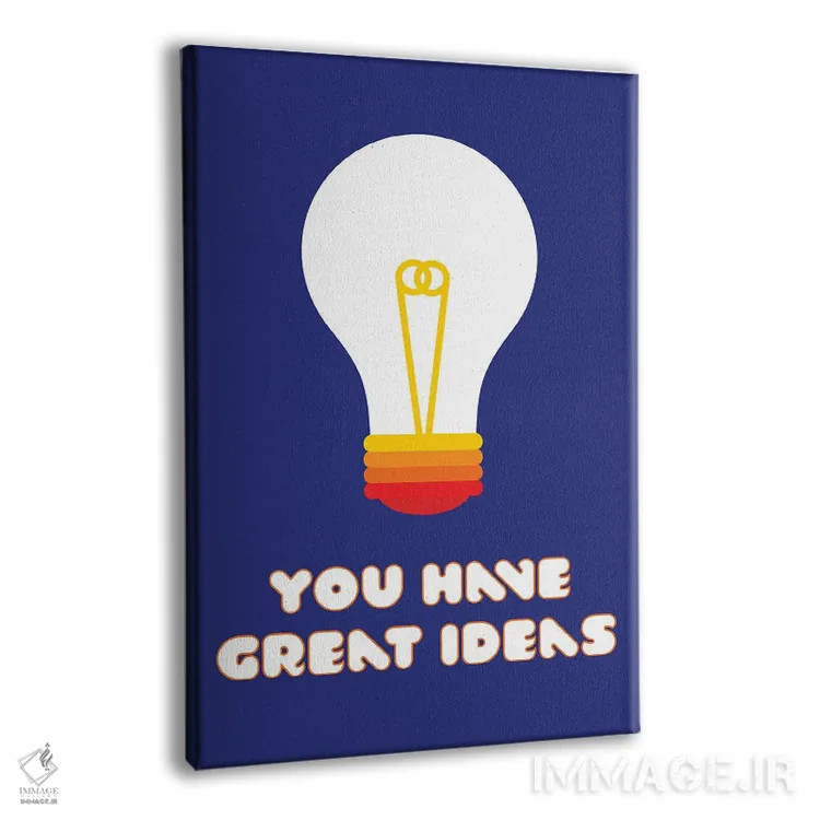 تابلو مدرن ایده های عالی اثر دیزاینز سرکا ۷۸ - نمای پرسپکتیو محصول