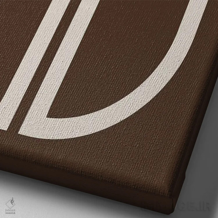 تابلو انتزاعی شکوفه نوامبر اثر دیزاینز سرکا ۷۸ - نمای نزدیک بافت بوم